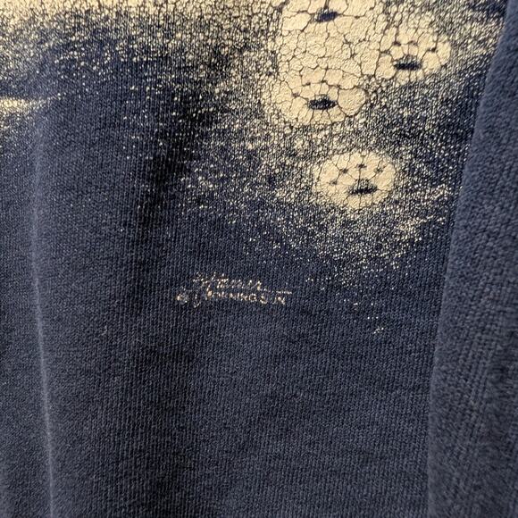 90s Cute Winter Kitten Morning Sun Granny Sweater - Picture 4 of 6